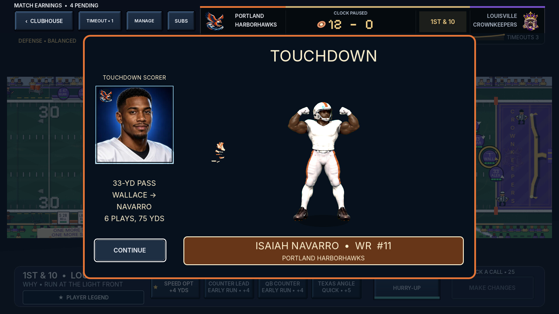 Pocket Dynasty touchdown presentation from the current Steam gallery